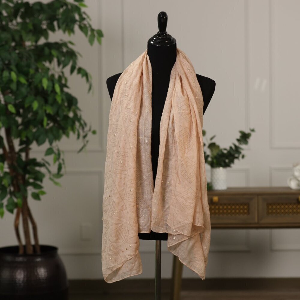 Stella and Dot Pale Pink Scarf